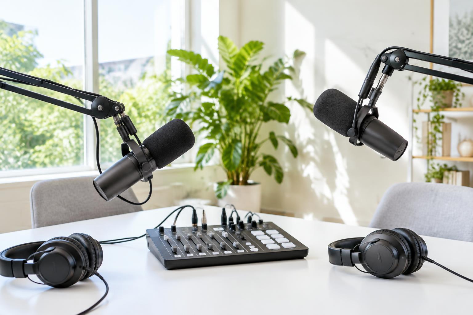 Our Sustainability News podcast studio